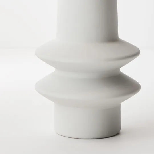 Vase Lucena White 21.8cm x 12.5cm - FI8586WH