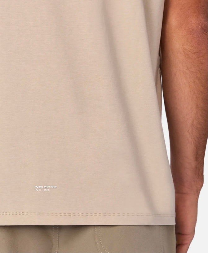 The Freeman Sleeveless Tee - Dune by Industrie clothing