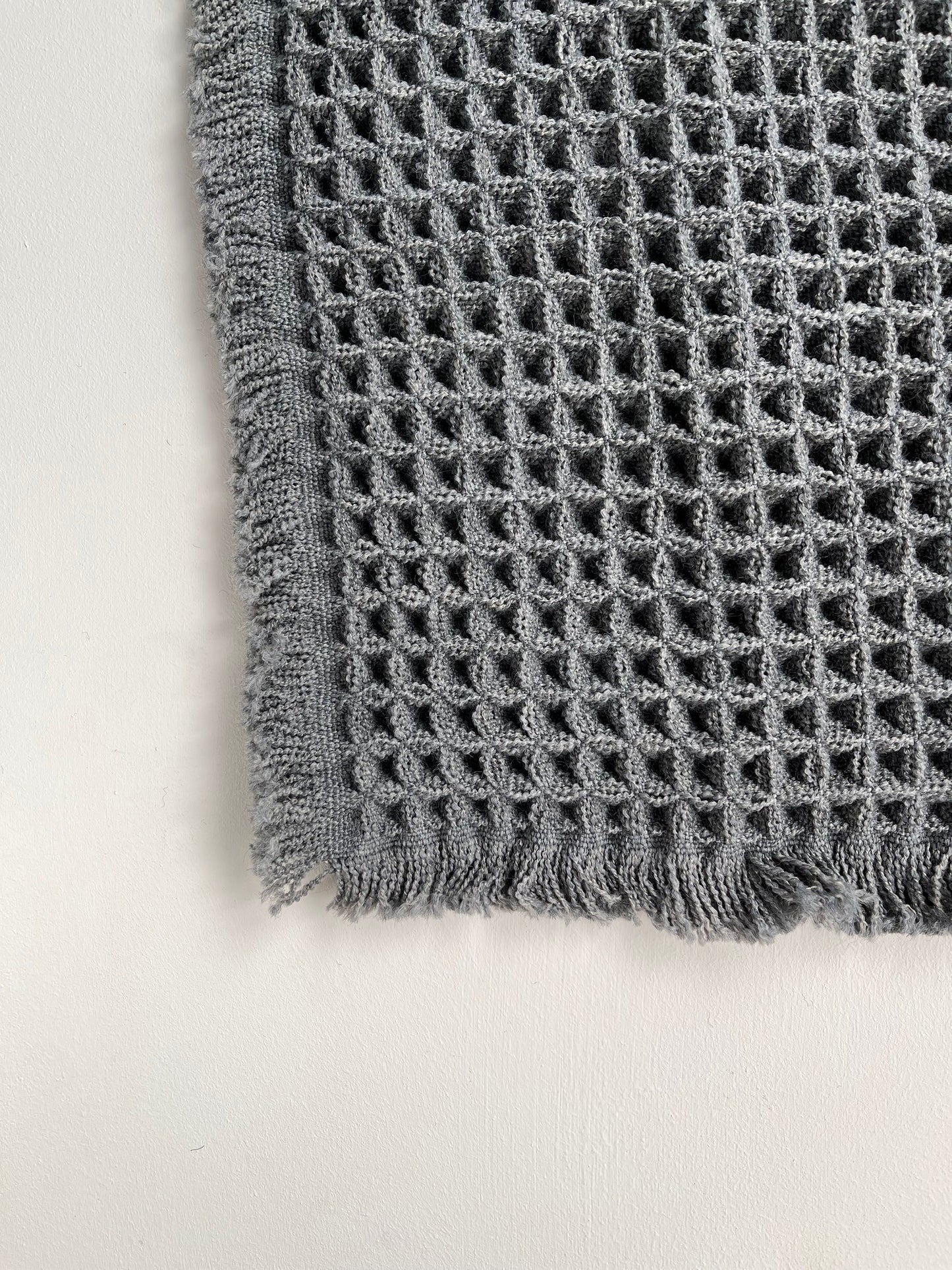Microfiber Waffle Non slip Bath Mat - Charcoal