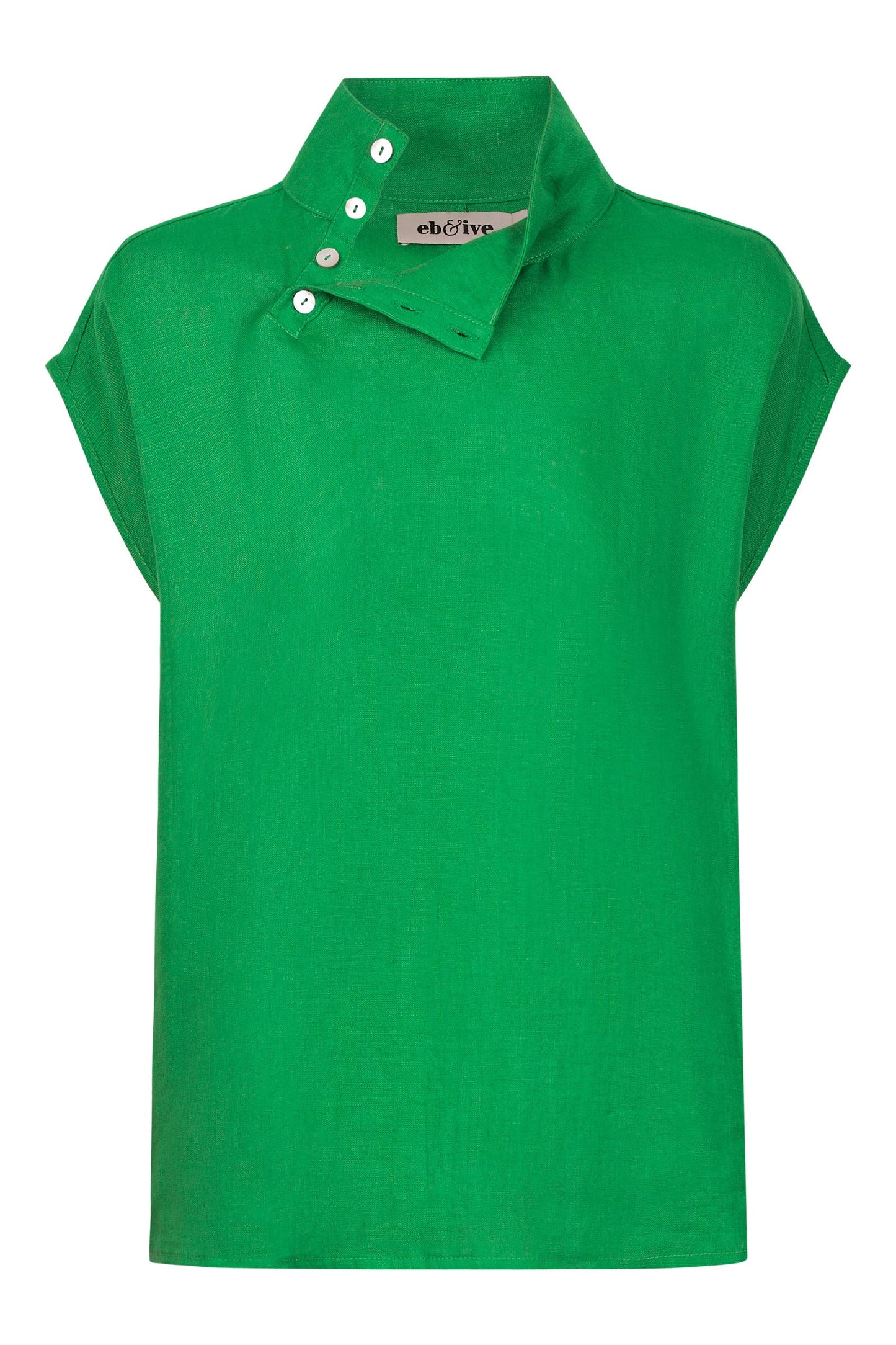 Halcyon Button Top by eb&ive - Emerald