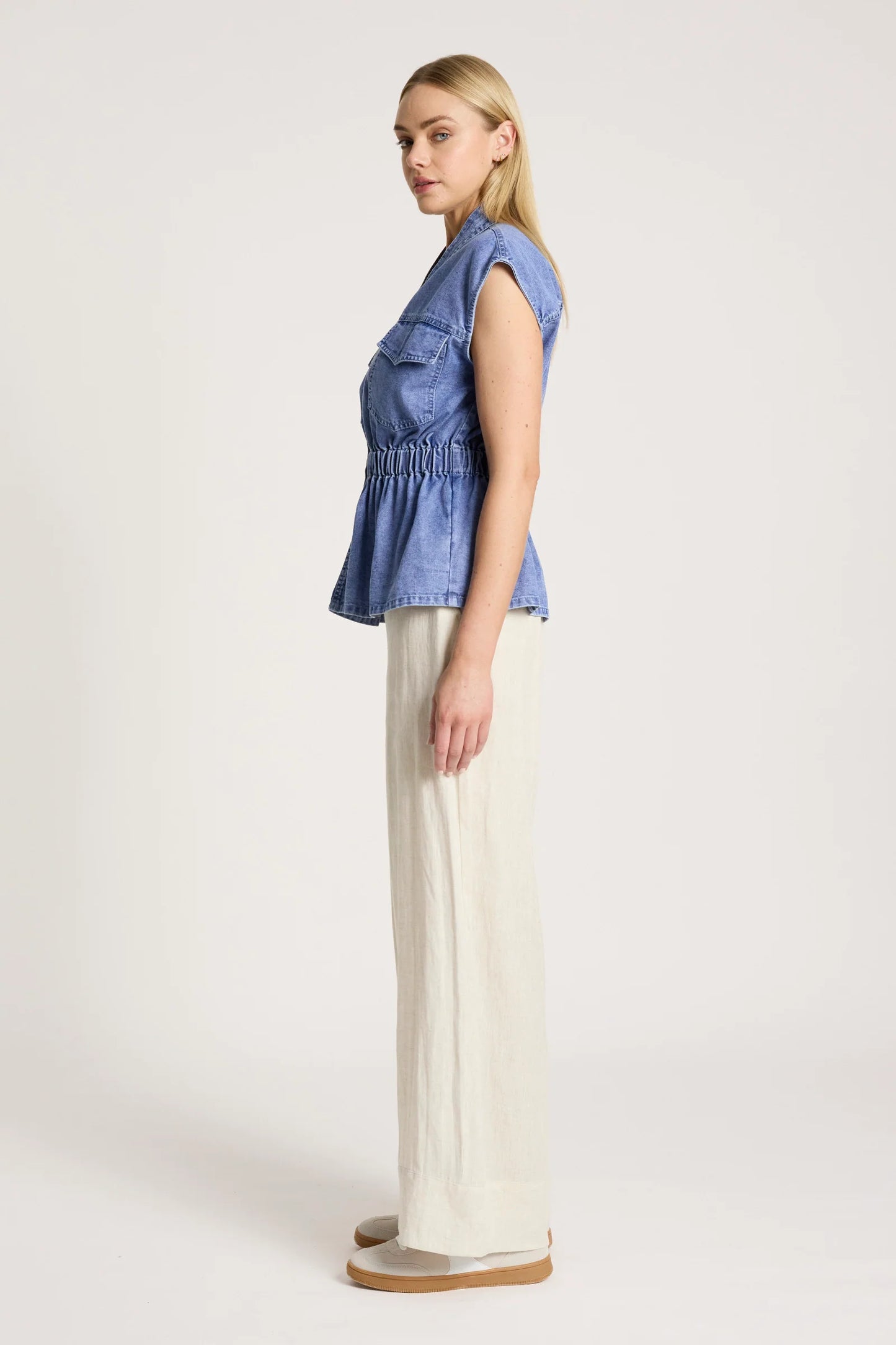 BODHI DENIM VEST - DENIM by Eb&ive