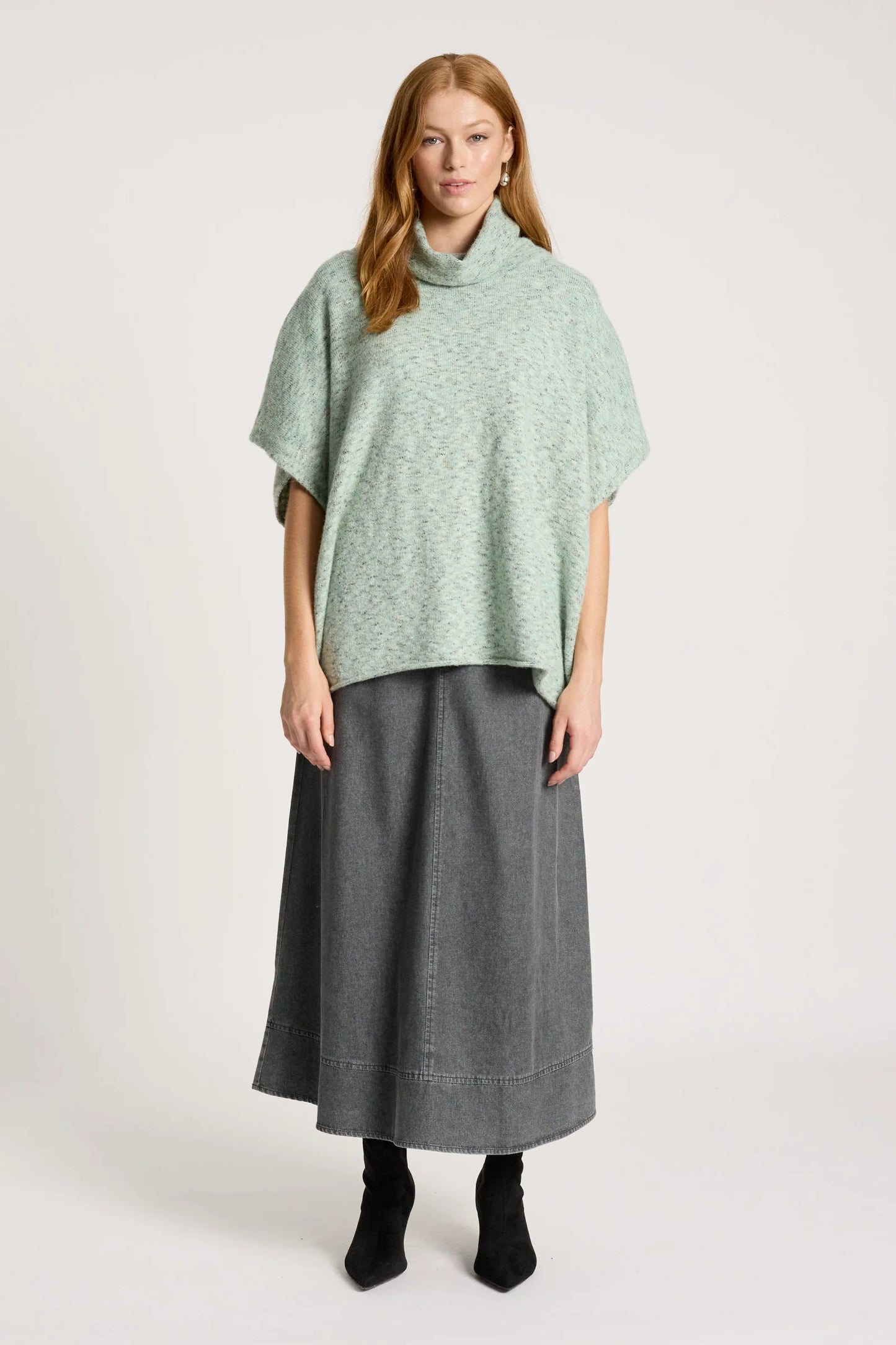 ZARDA PONCHO - SAGE by Eb & Ive
