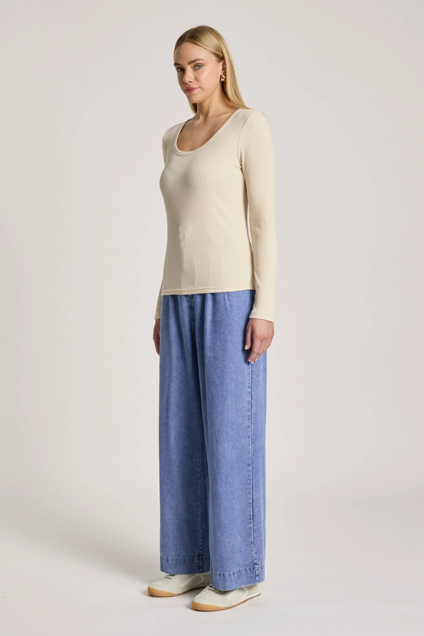 PLAGE LONG SLEEVE TSHIRT - DUNE by Eb & Ive