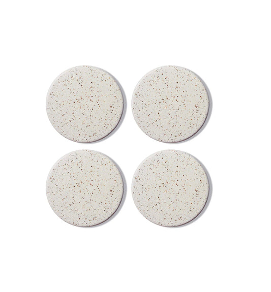 Ceramic Speckle Coaster - Set of 4