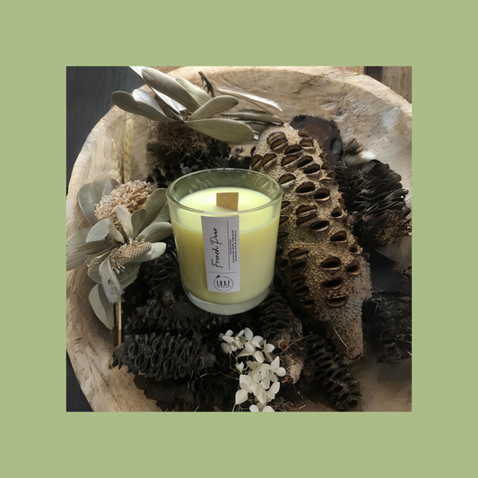 French Pear Wood Wick Candle
