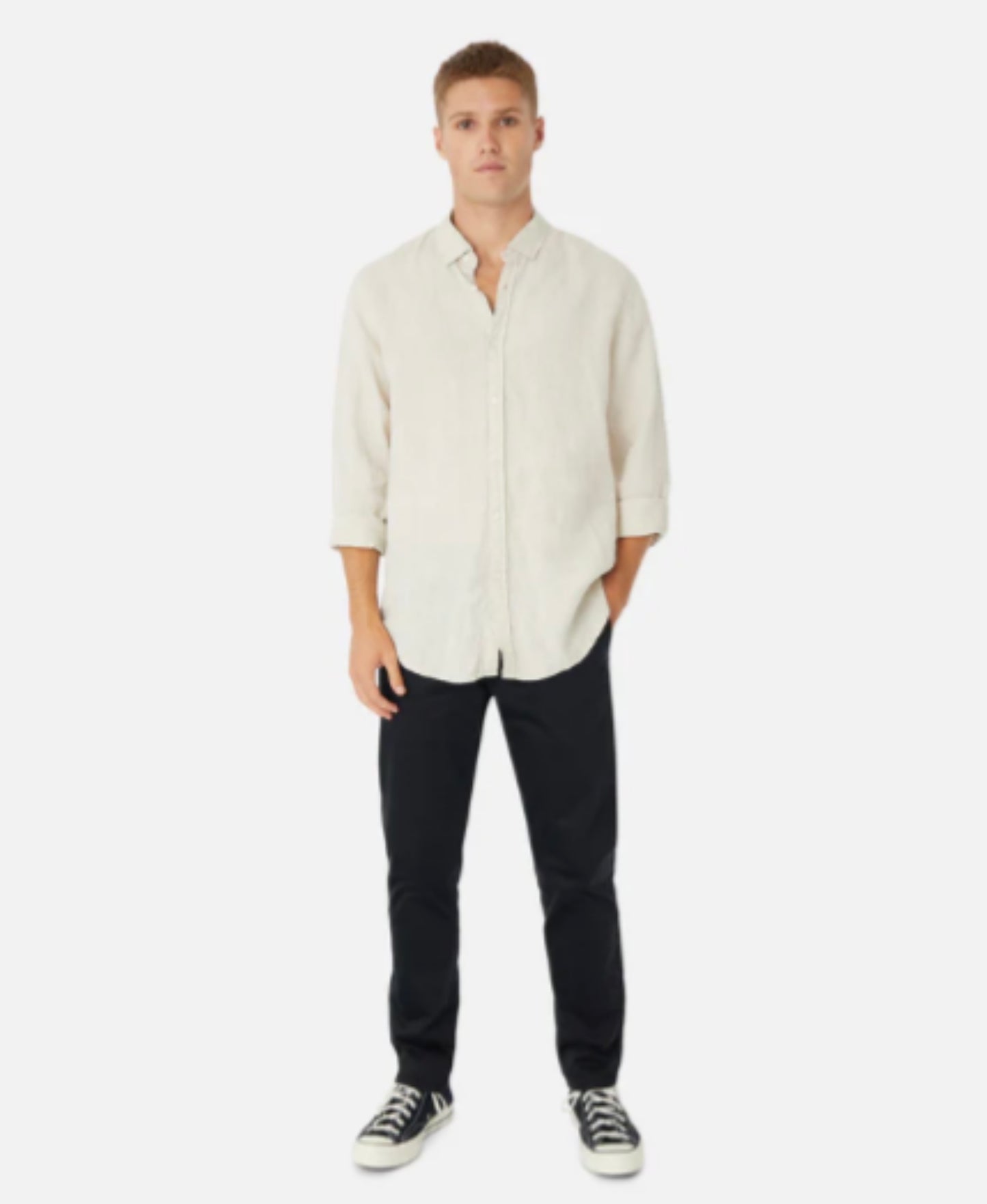 The Tennyson Linen L/S Shirt Kalamata by Industrie Clothing