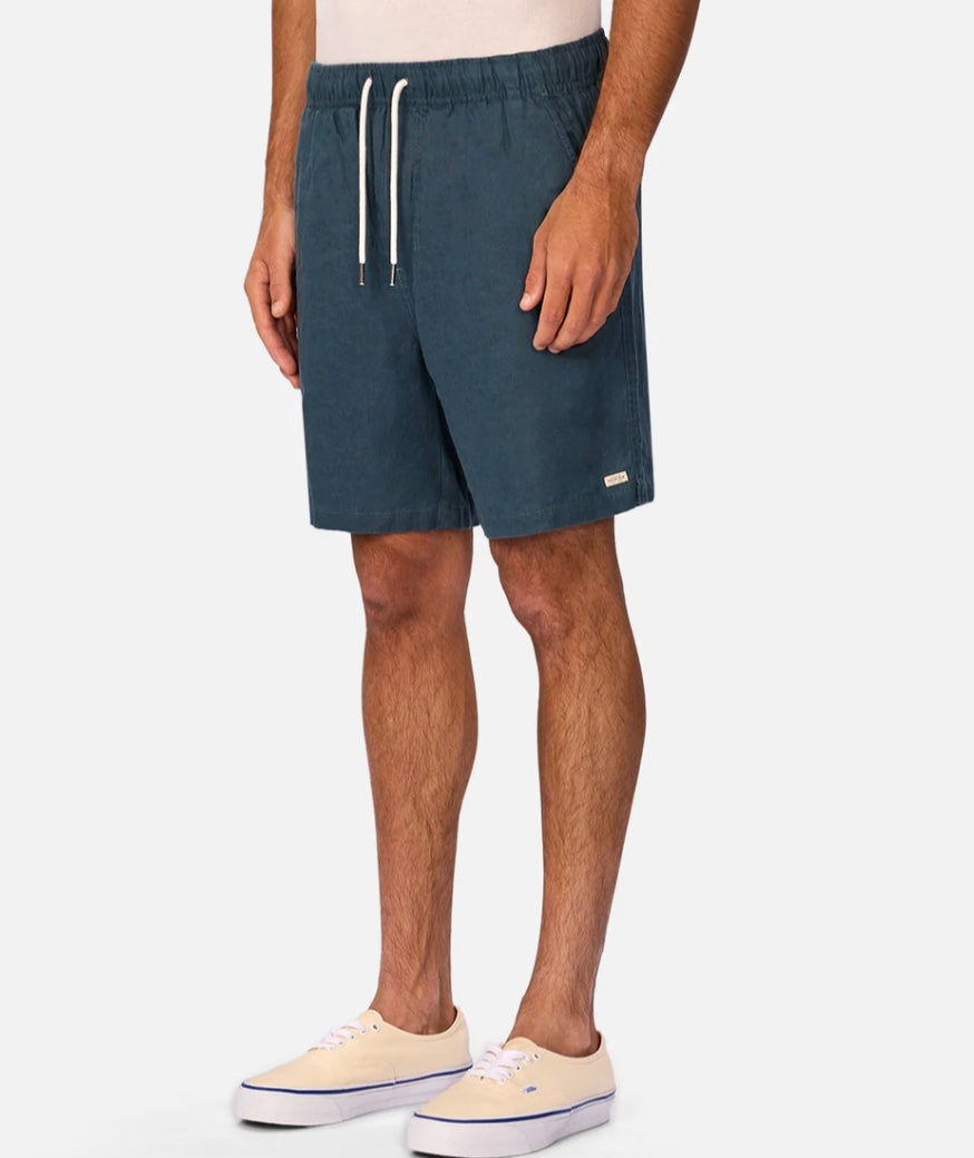 The Marina Linen Short - Deep Ocean by Industrie clothing
