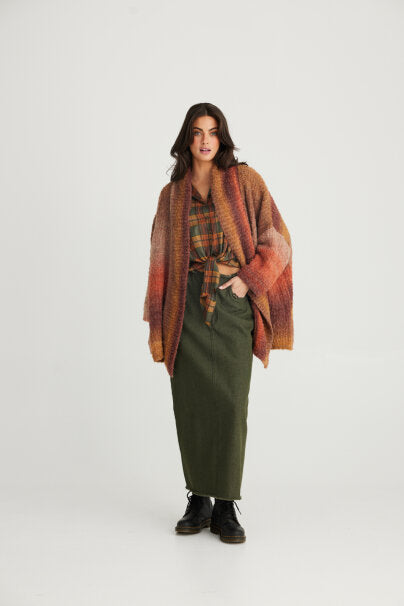Amara Cardigan by Talisman - Available in Red or Olive