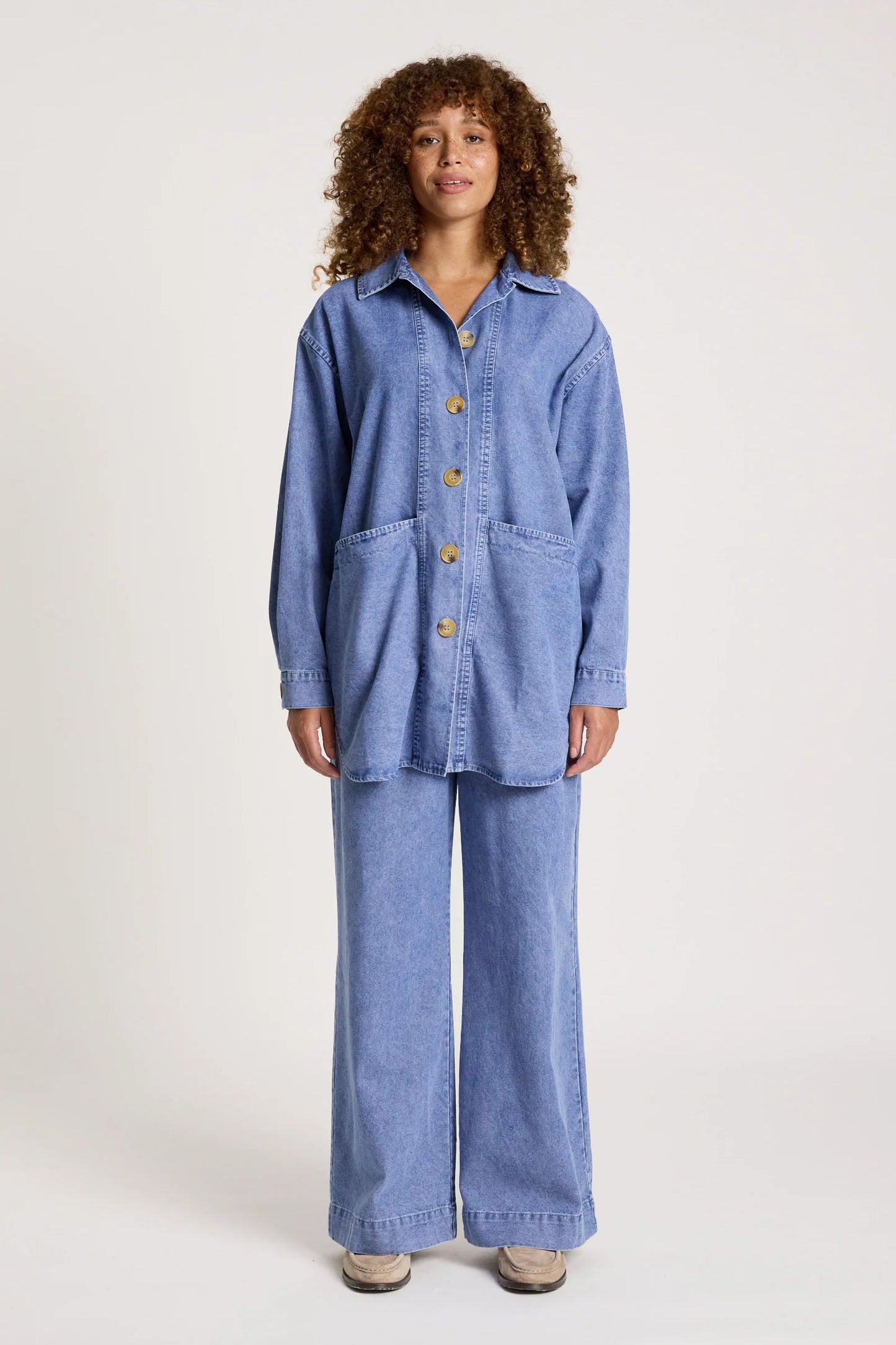 BODHI DENIM JACKET - DENIM by Eb&ive