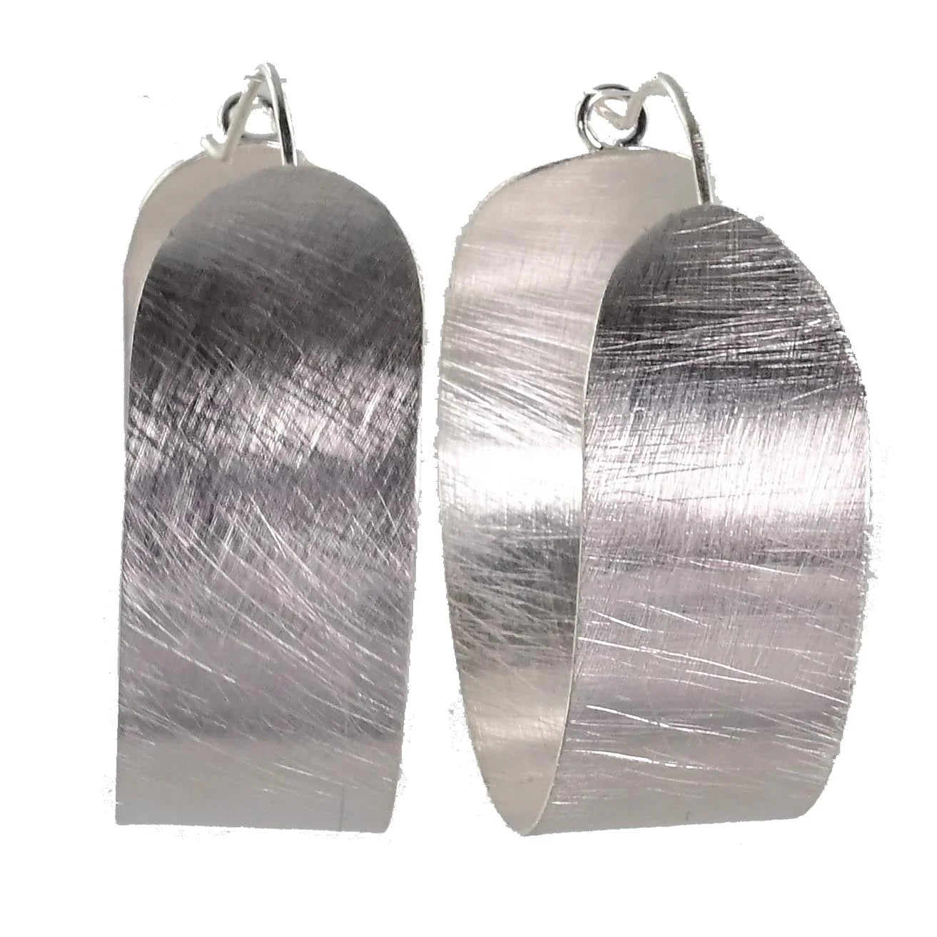 Silver Wash Earrings by Melanie Woods