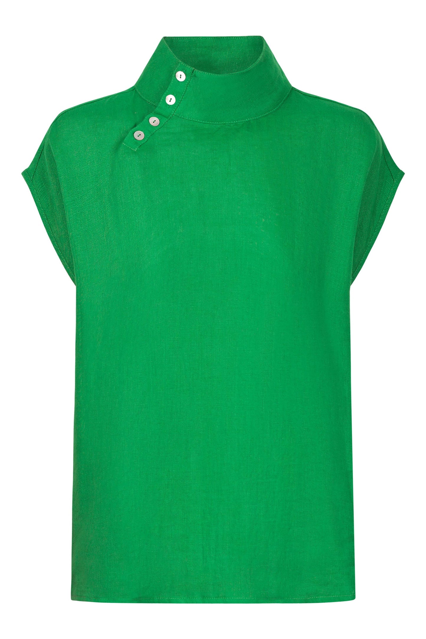 Halcyon Button Top by eb&ive - Emerald