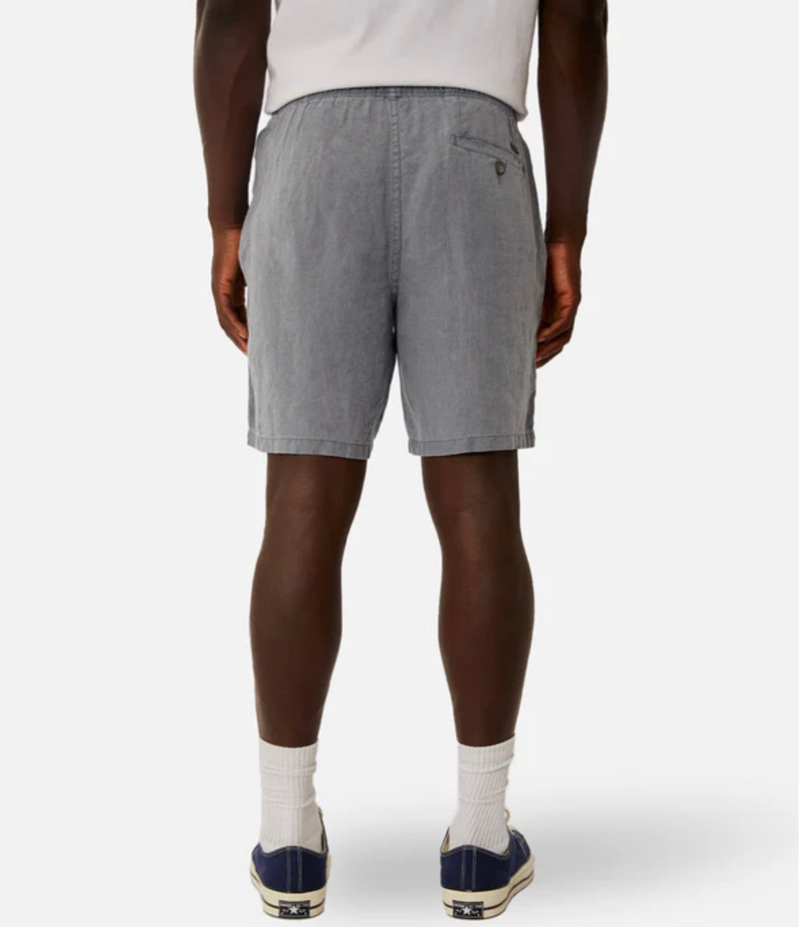 The Marina Linen Short - OD Mid Indigo by Industrie Clothing