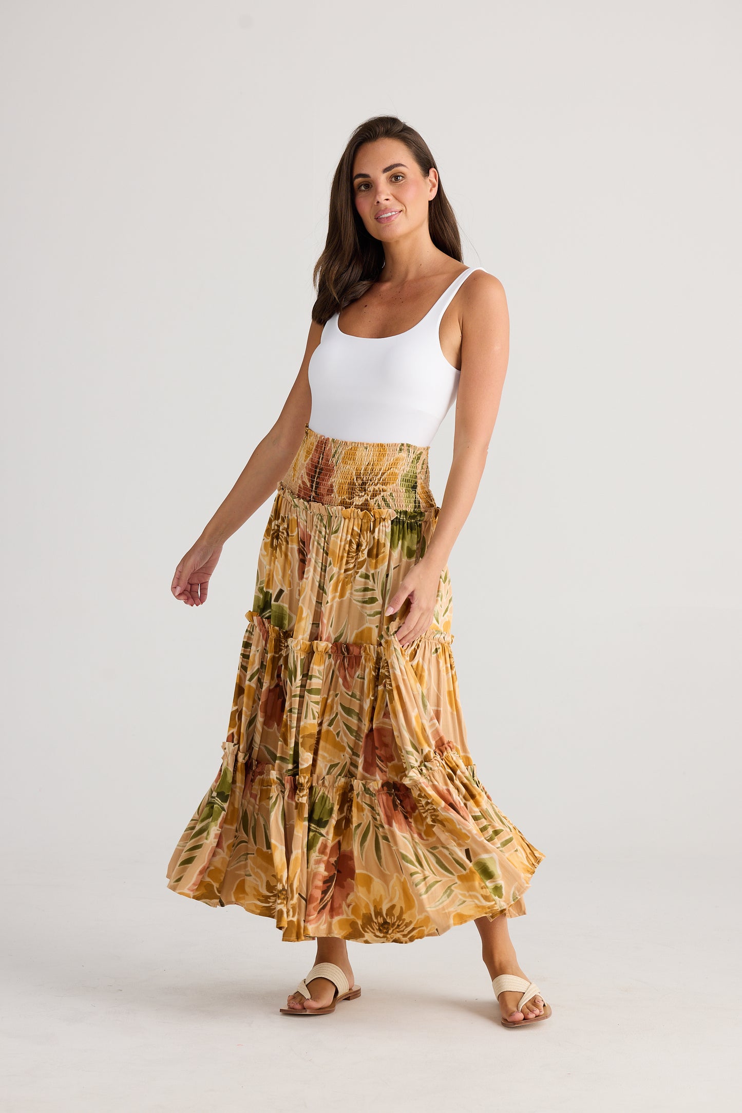 Pier Skirt by Holiday Trading - Majesty Palm