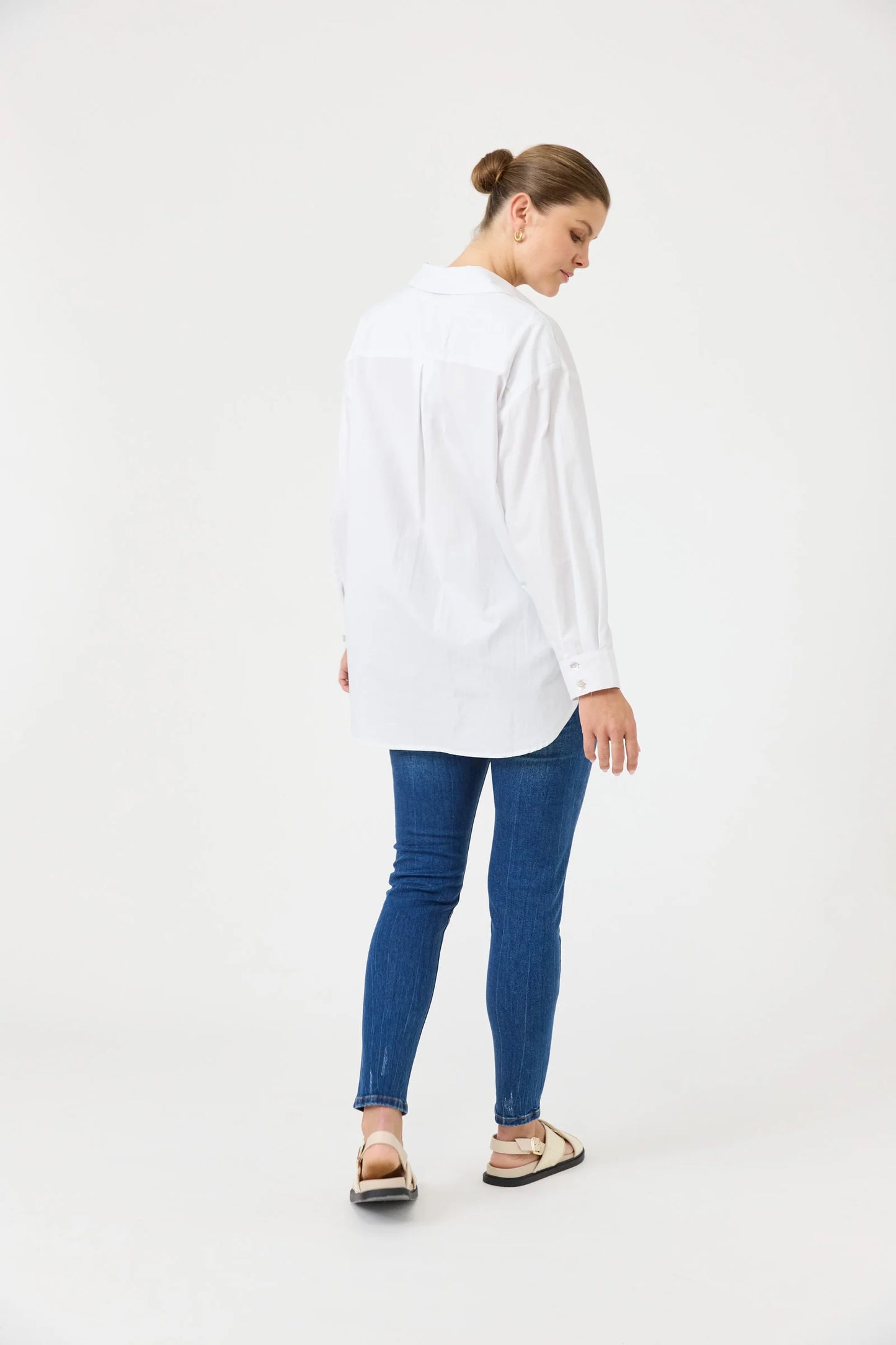 STUDIO OVERSIZE SHIRT - SALT by Eb&ive