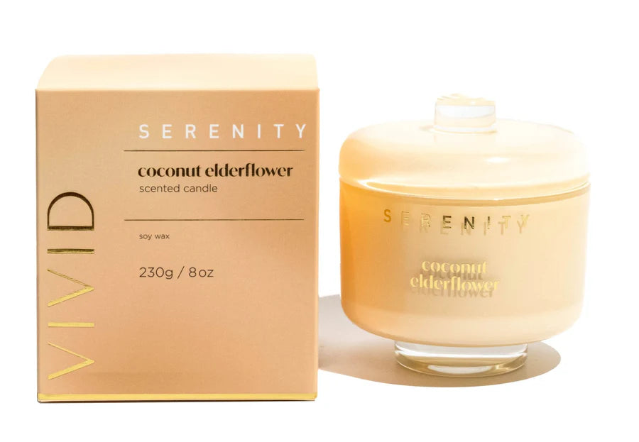 COCONUT ELDERFLOWER 230G CANDLE