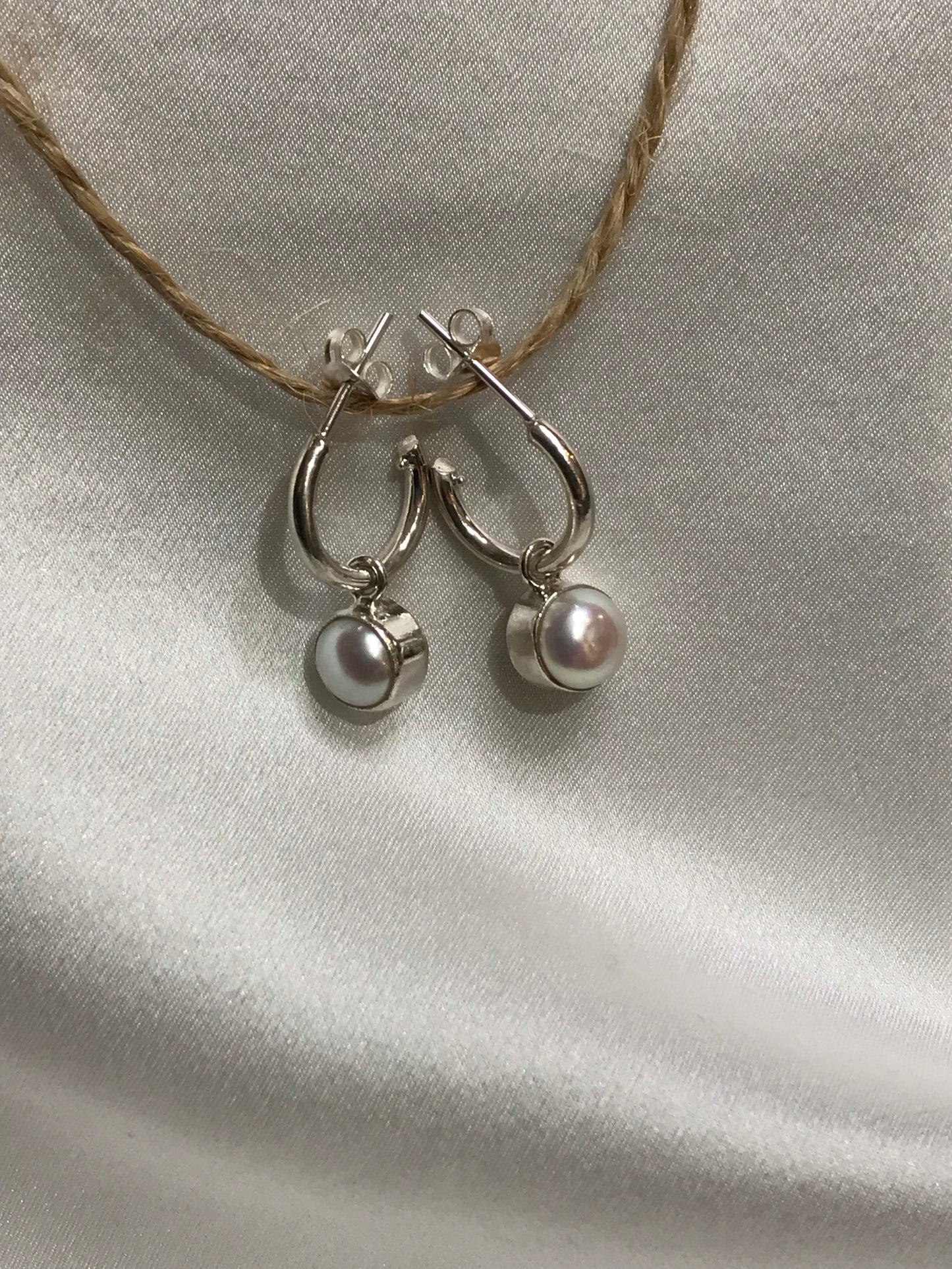 Pearl Earrings Lux by Melanie Woods