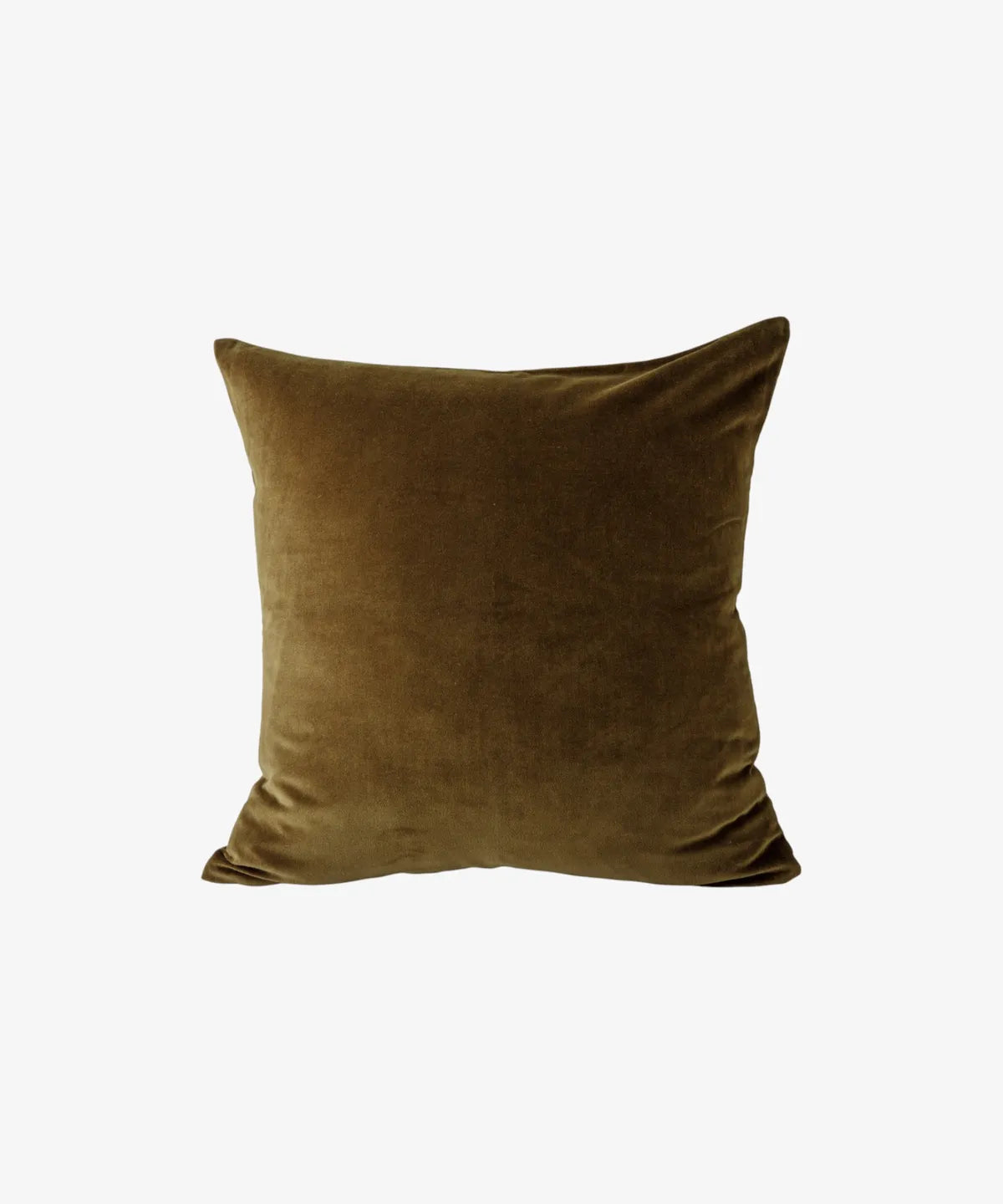 Velvet Cushion- Olive