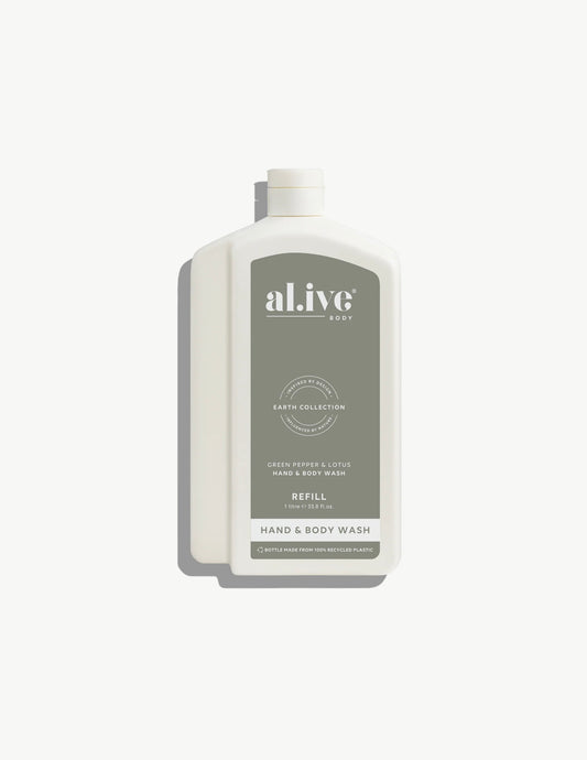 Alive Body Refill Wash - Green Pepper & Lotus