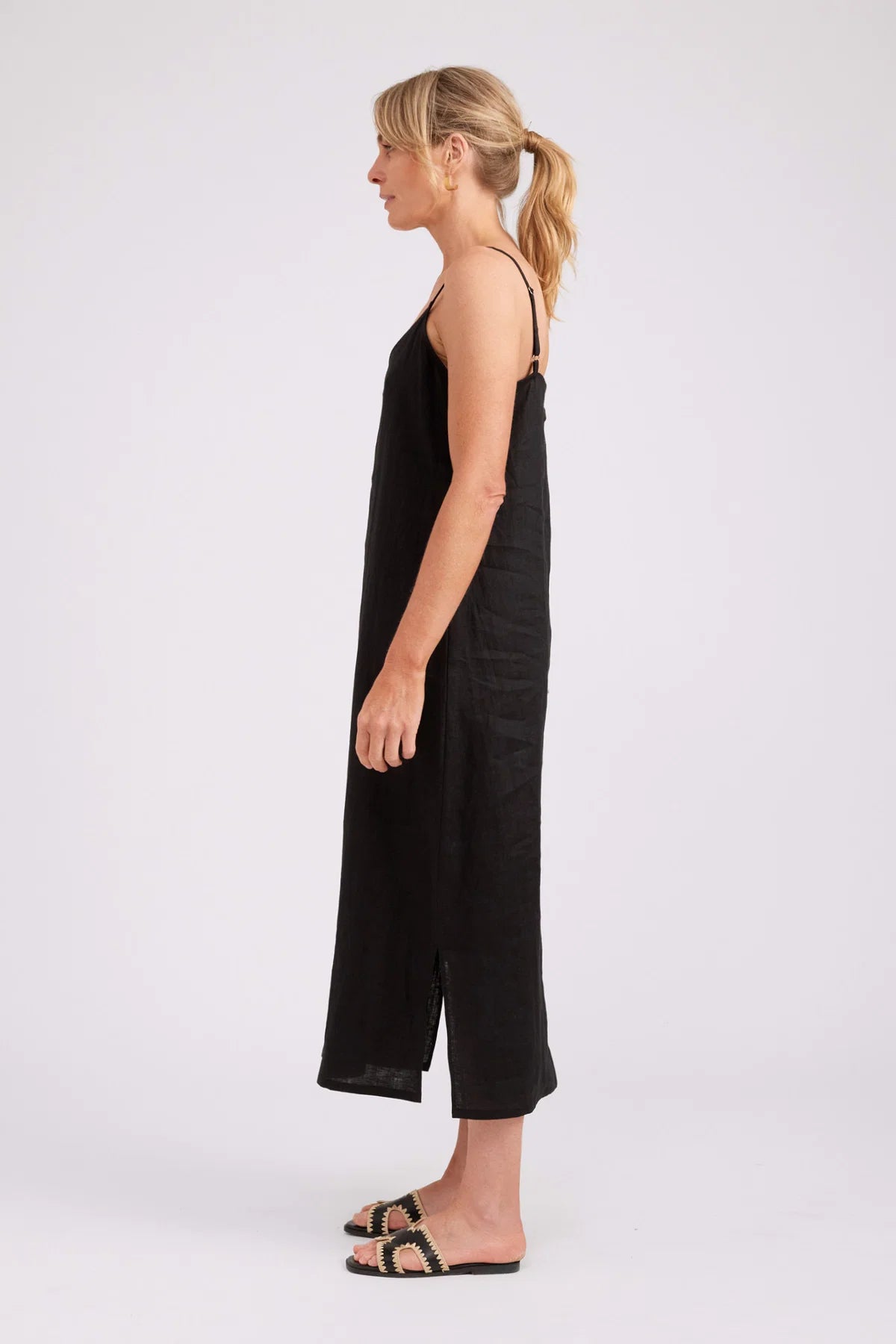 STUDIO TANK MAXI DRESS - BLACK by Eb&ive