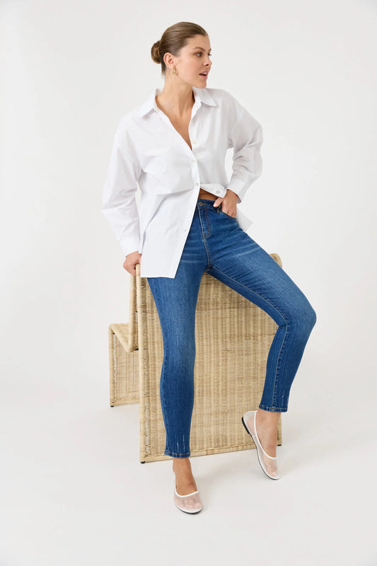 STUDIO OVERSIZE SHIRT - SALT by Eb&ive