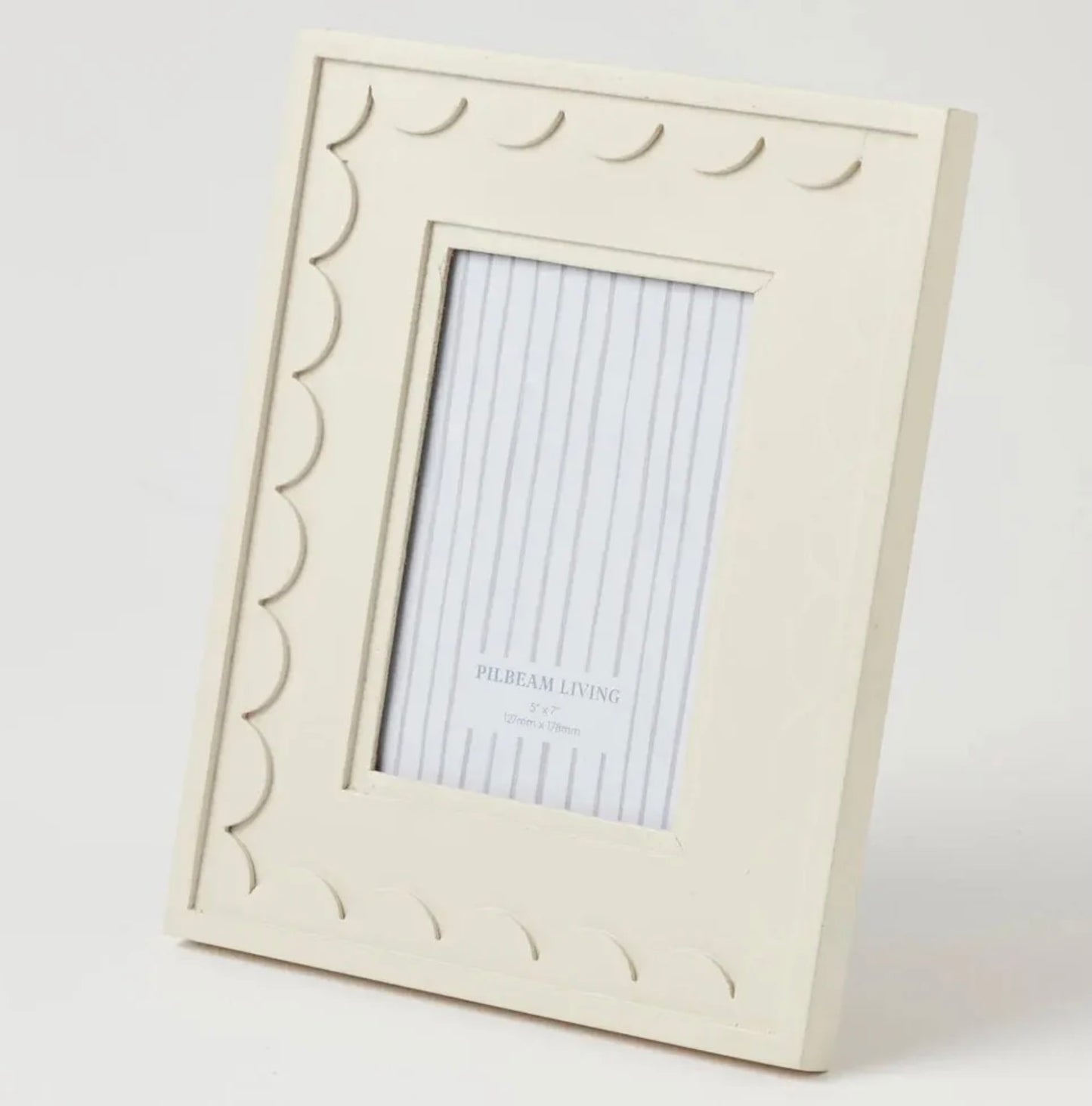 Willow Photo Frame 5x7 - Cream