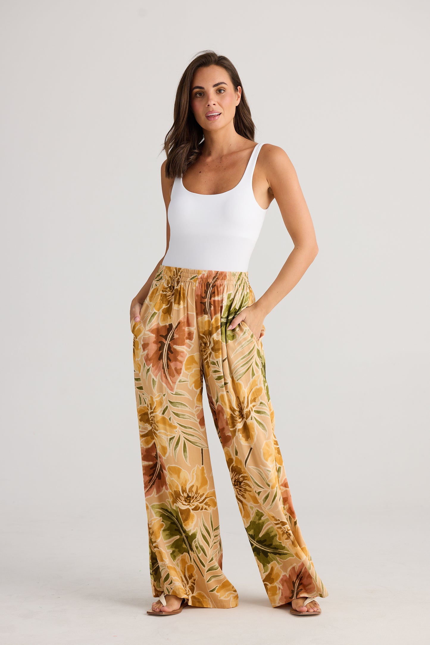 Fly Away Pant by Holiday Trading - Majesty Palm