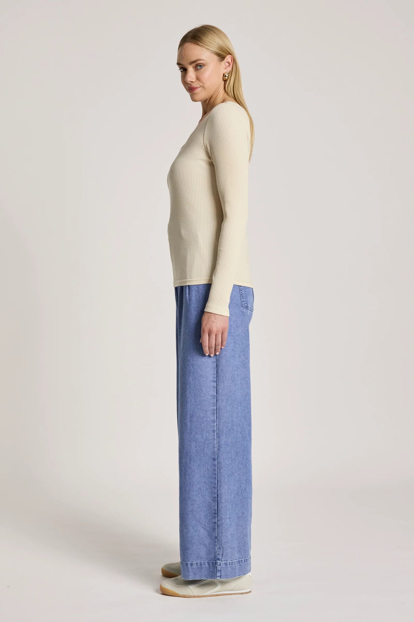 PLAGE LONG SLEEVE TSHIRT - DUNE by Eb & Ive