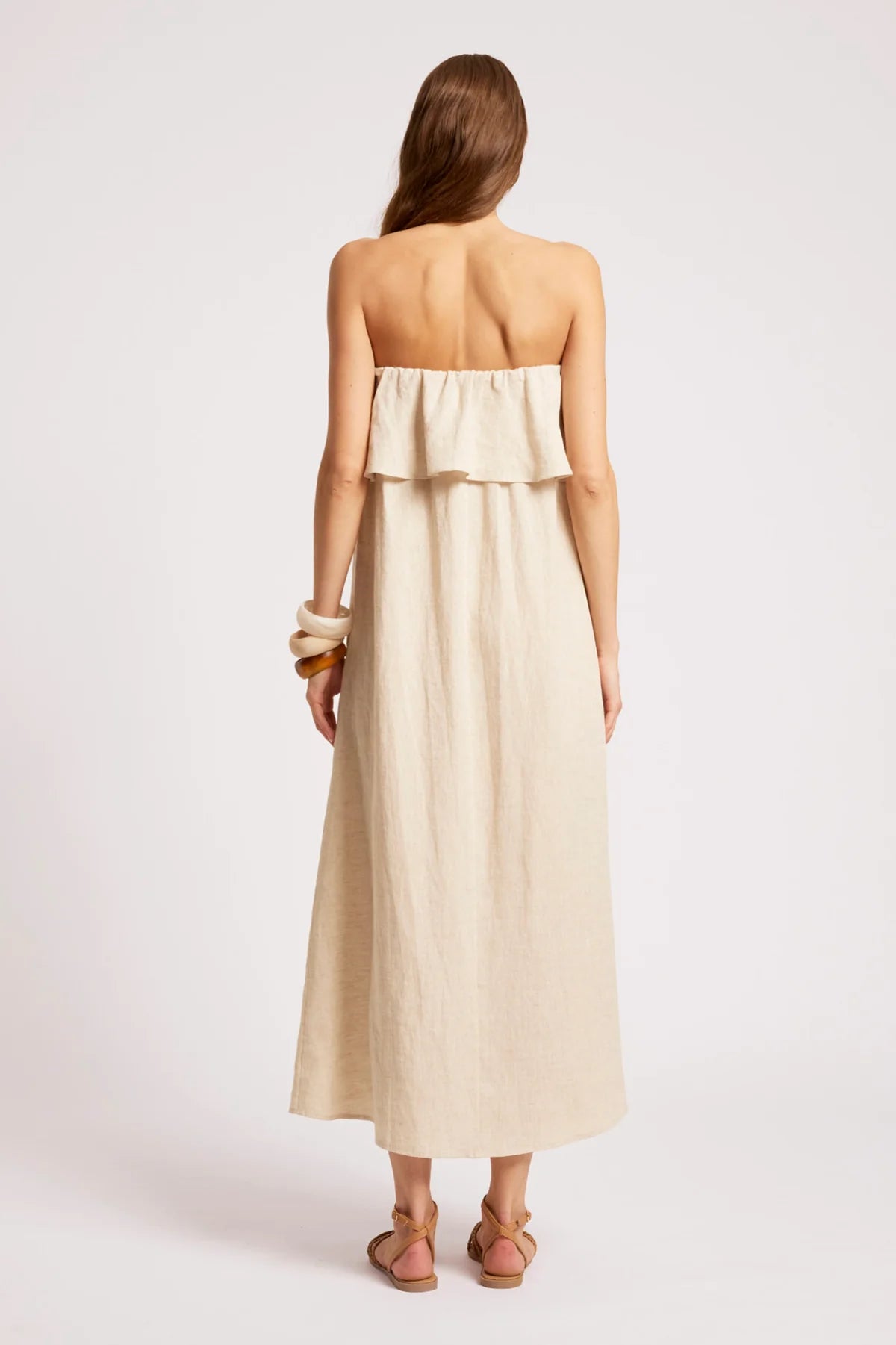 MARIS STRAPLESS DRESS - TUSK by eb&ive