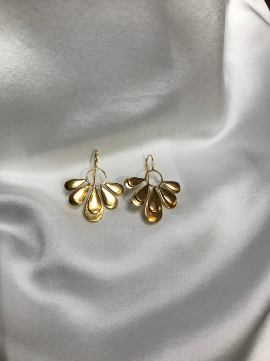 Euro Gold Earrings by Melanie Woods