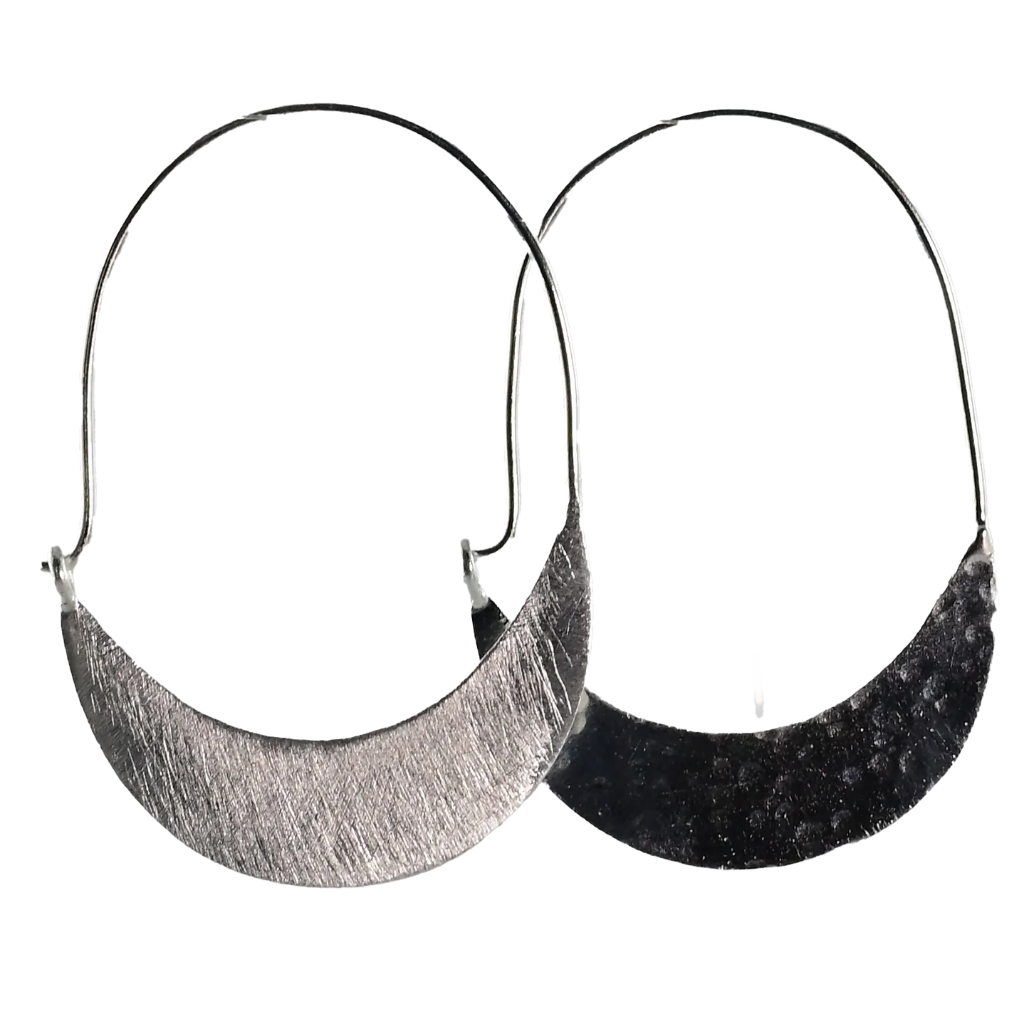 Silver Wash Earrings by Melanie Woods