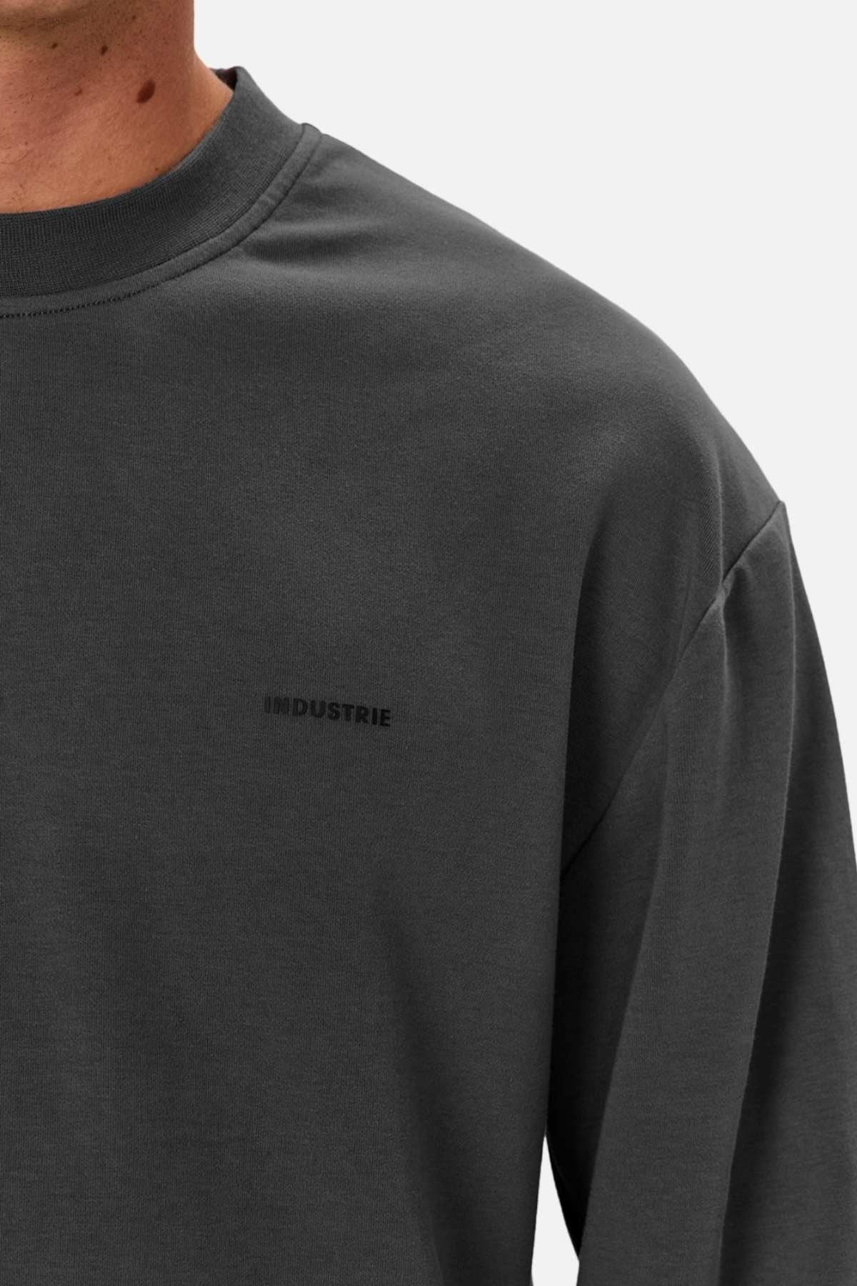 The Newport L/S Tee - Onyx by Industrie Clothing