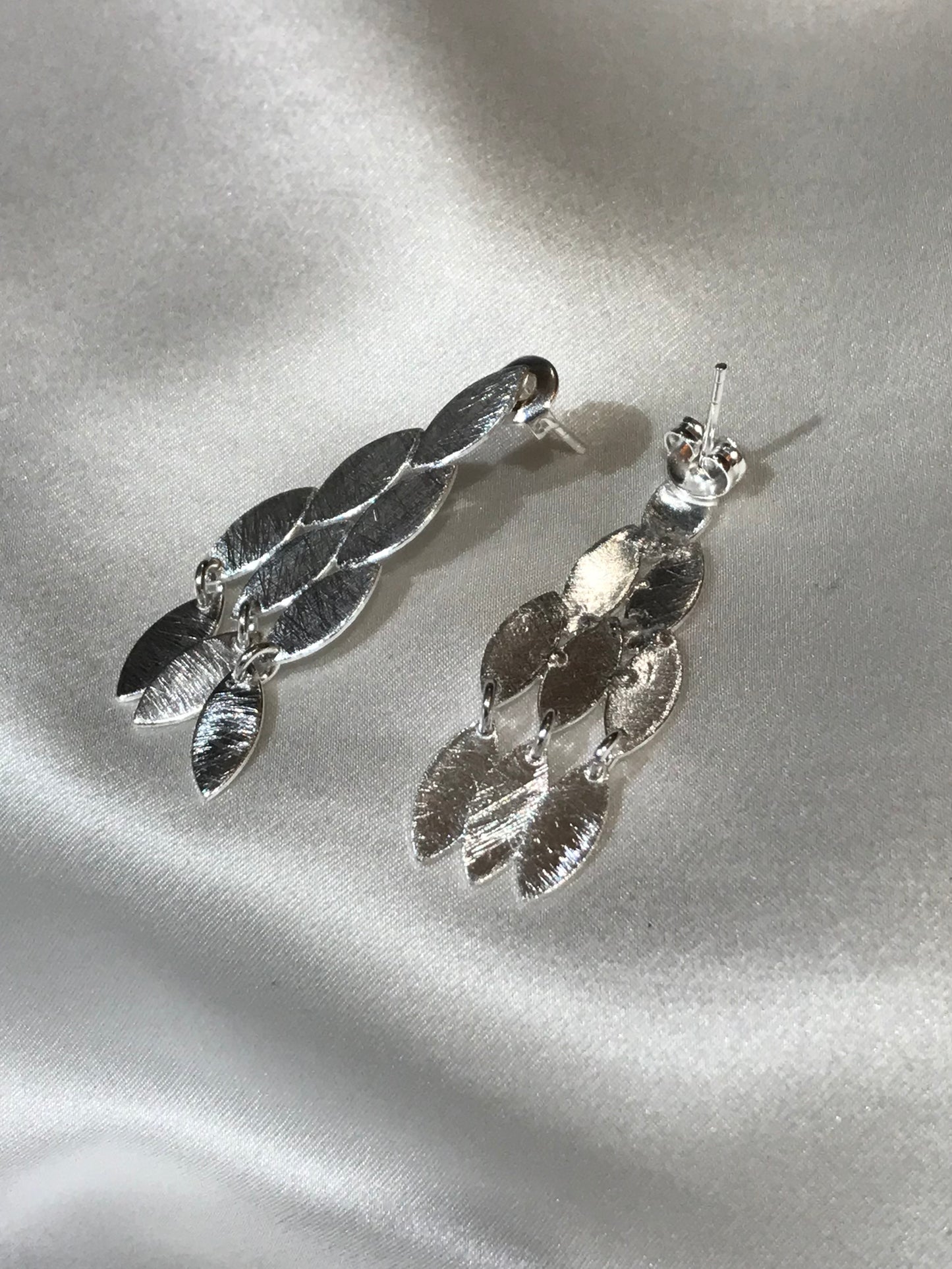 Silver Wash Earrings by Melanie Woods