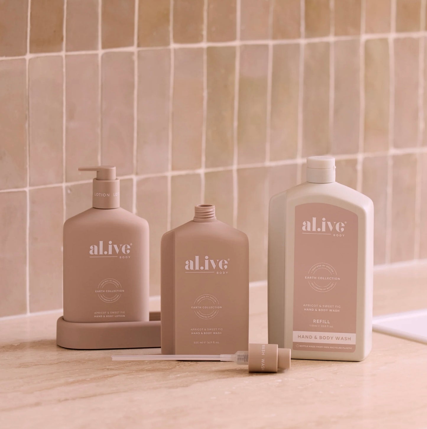 Alive Body Refill Wash - Apricot & Sweet Fig