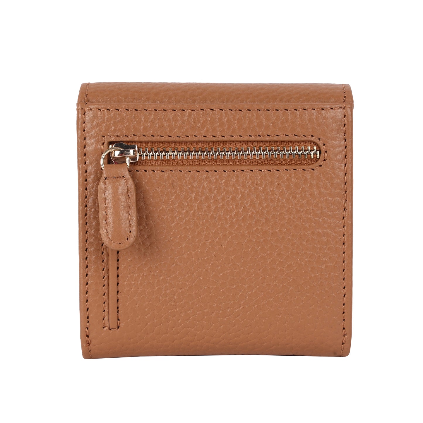 Rugged Hide Leonora Wallet - Camel