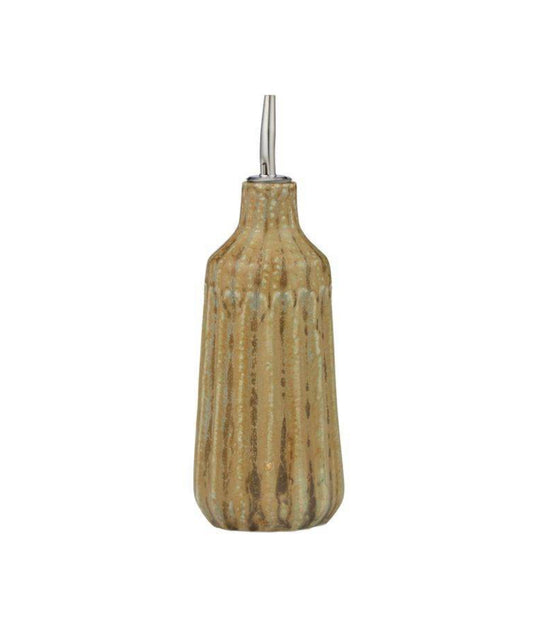 Studio Ceramic Oil Bottle- Olive