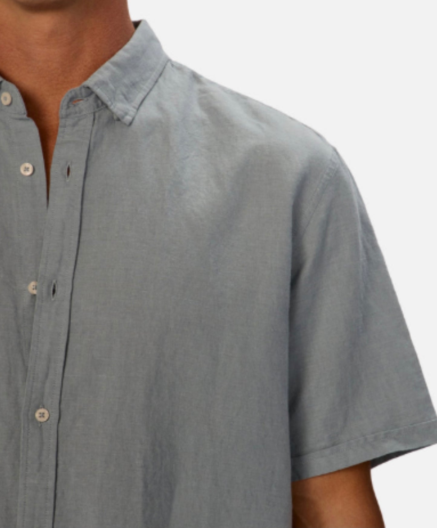 The Tennyson Linen S/S Shirt Adriactic by Industrie Clothing