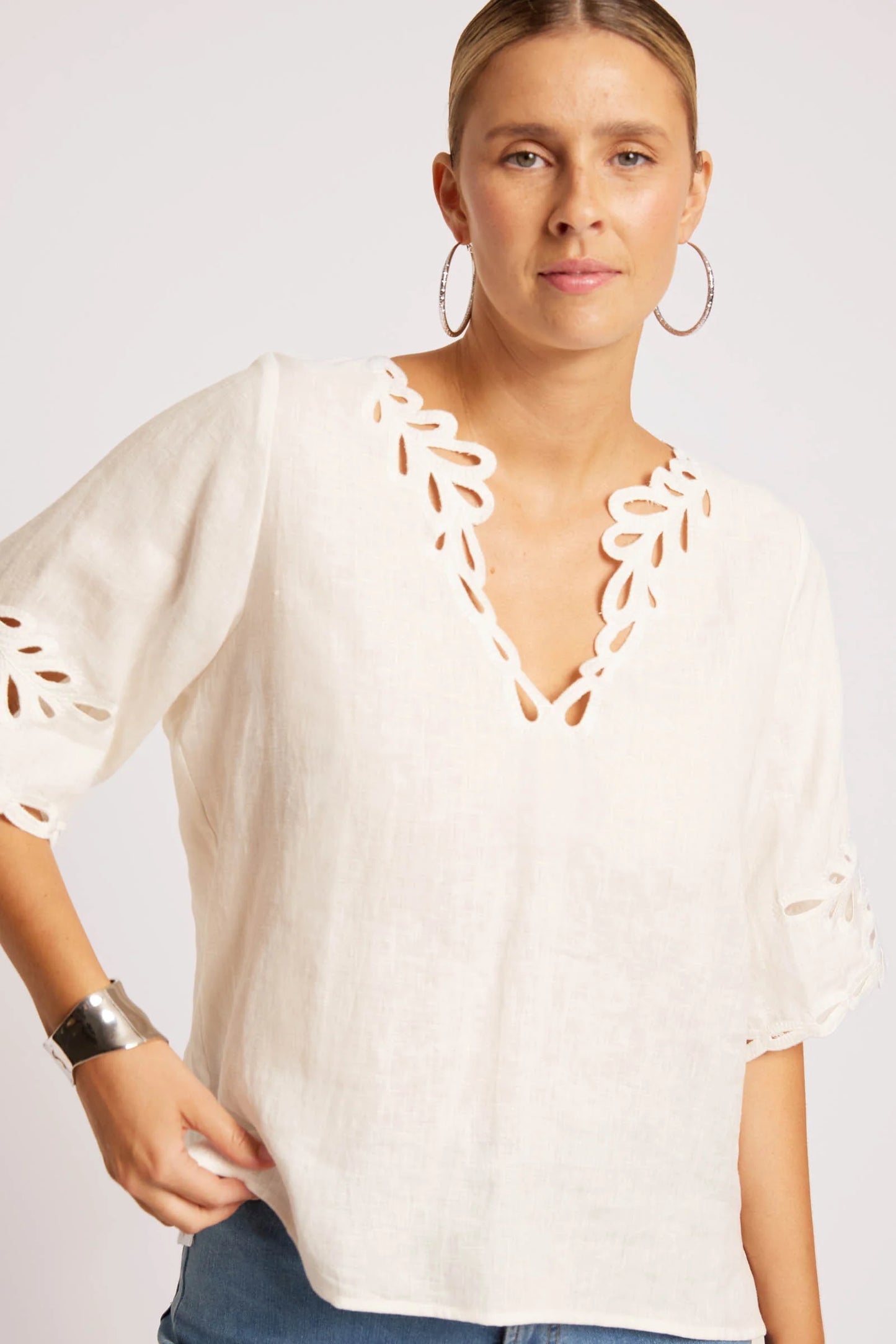 MARIS TOP - WHITE by eb&ive