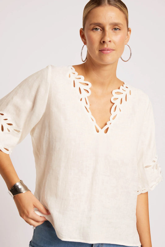 MARIS TOP - WHITE by eb&ive