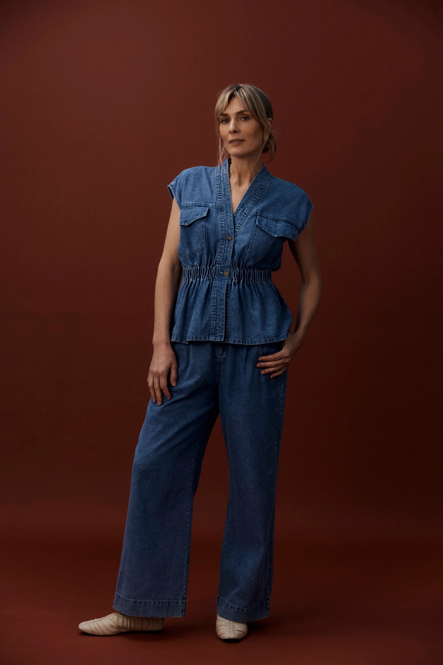 BODHI DENIM VEST - DENIM by Eb&ive