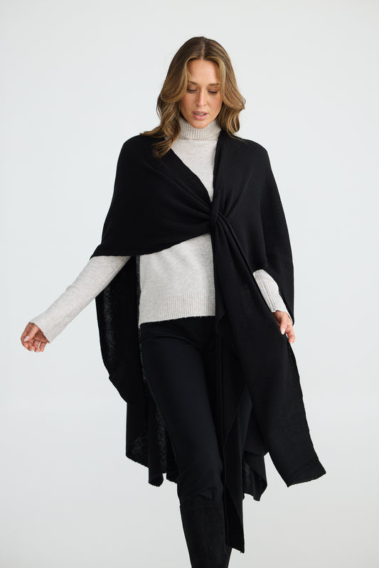 Brooklyn Wrap by Brave+True - Black