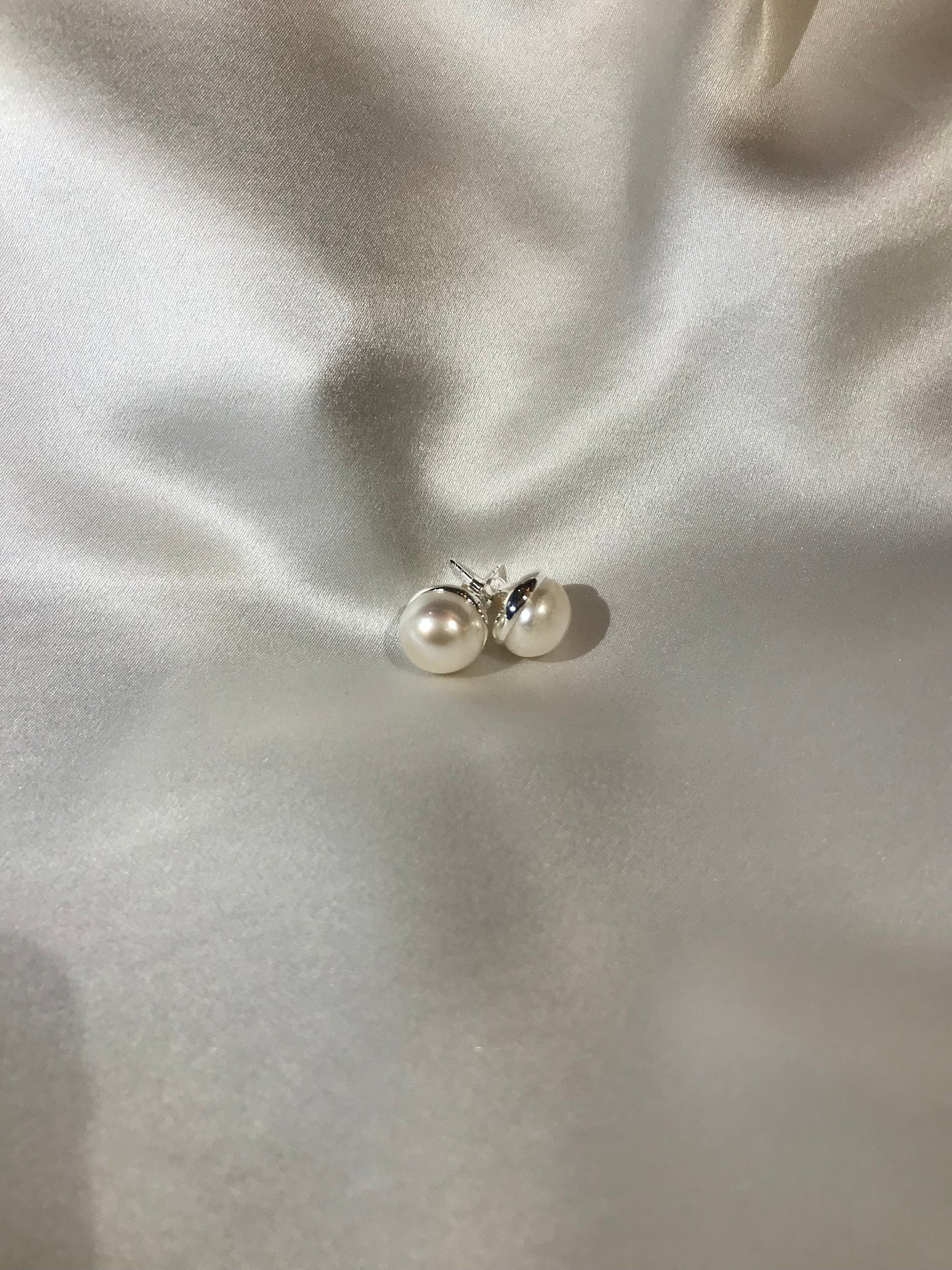 Pearl Stud Earrings by Melanie Woods