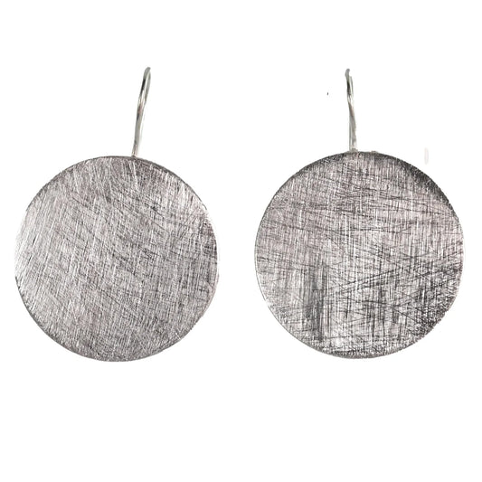 Silver Wash Earrings by Melanie Woods