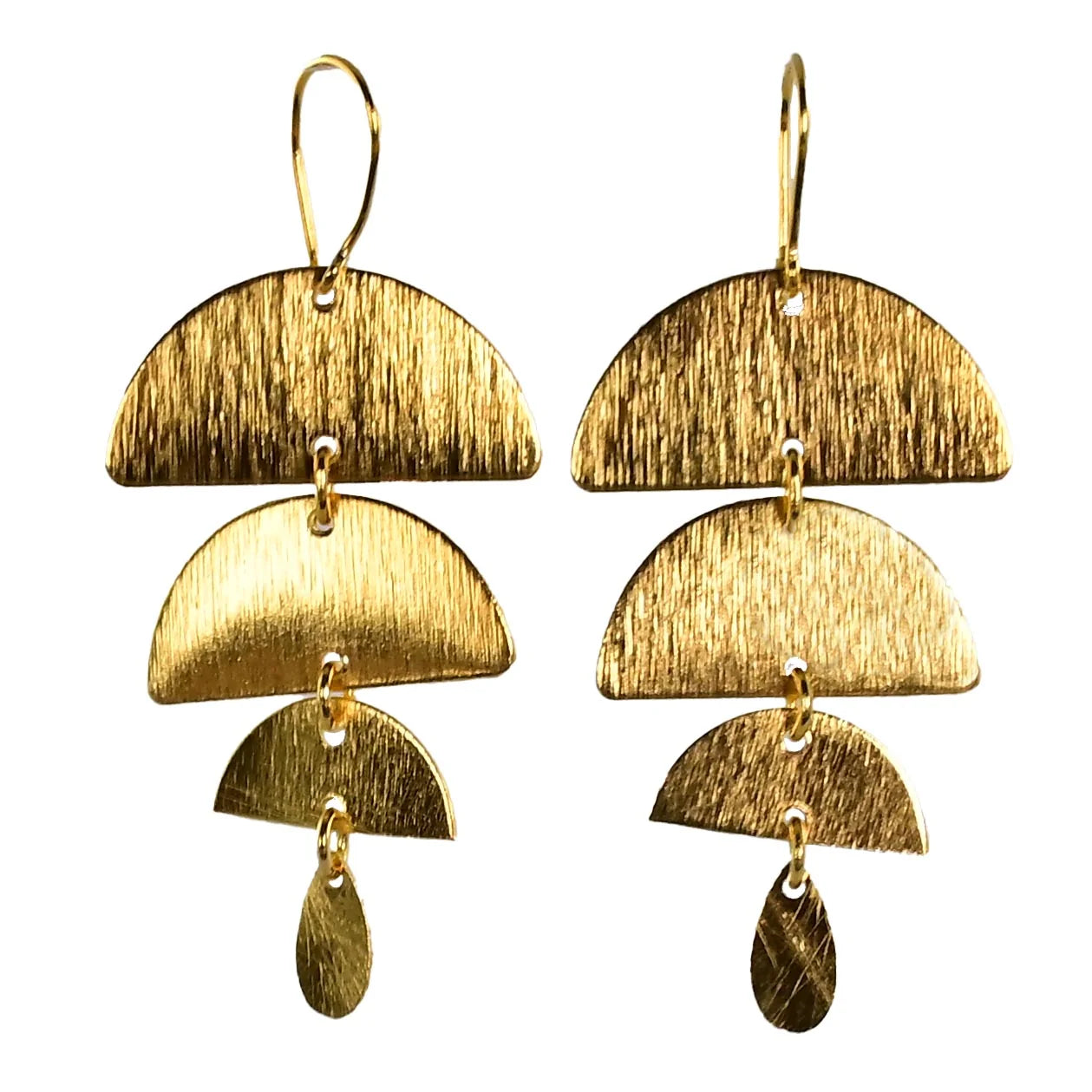 Euro Gold Earrings by Melanie Woods
