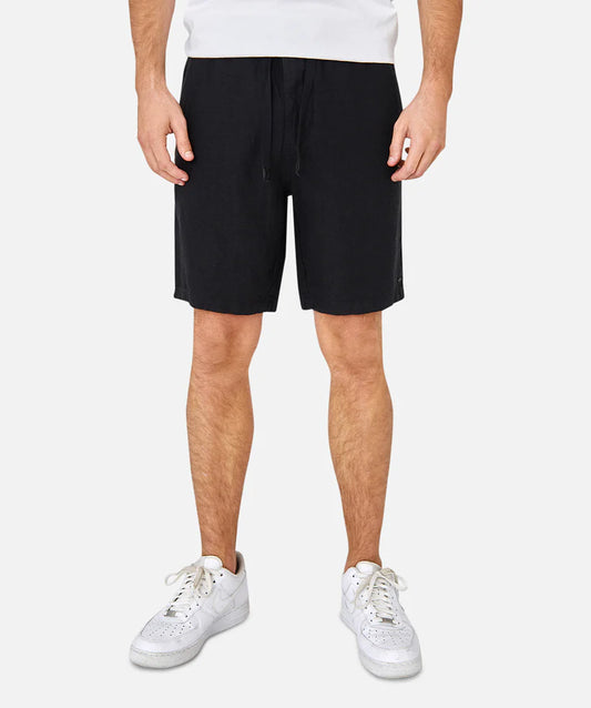 The Baller Linen Short Black by Industrie Clothing