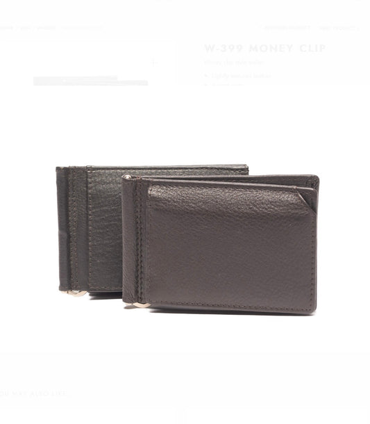 Clip Wallet by Rugged Hide available in Black or Brown