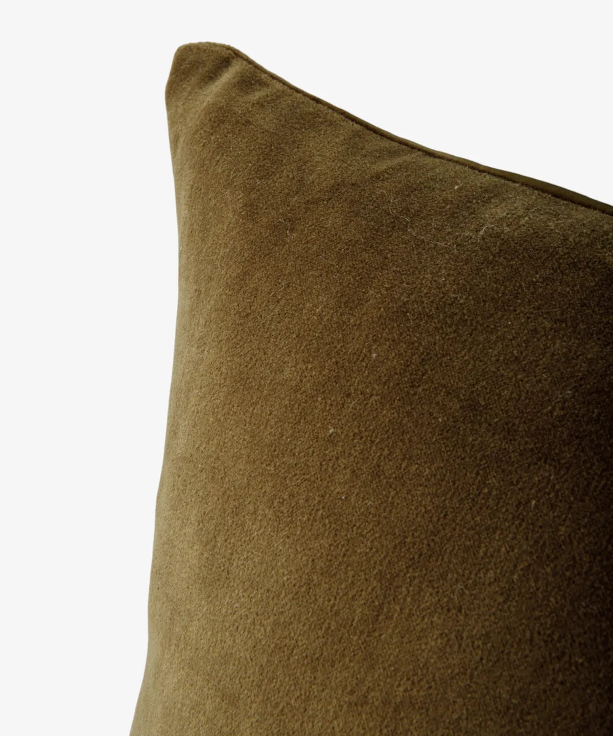 Velvet Cushion- Olive