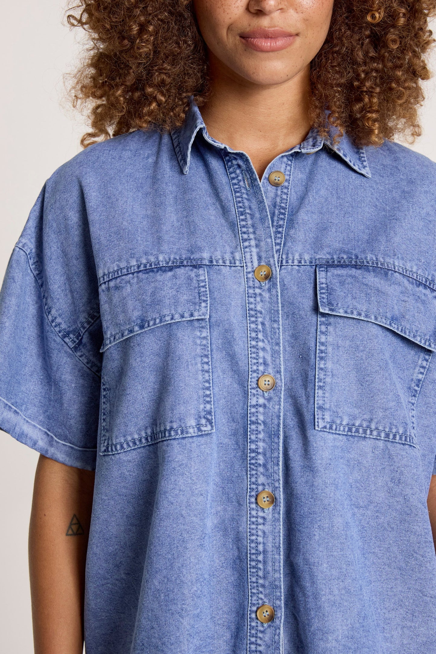 BODHI DENIM SHIRT - DENIM by Eb&ive