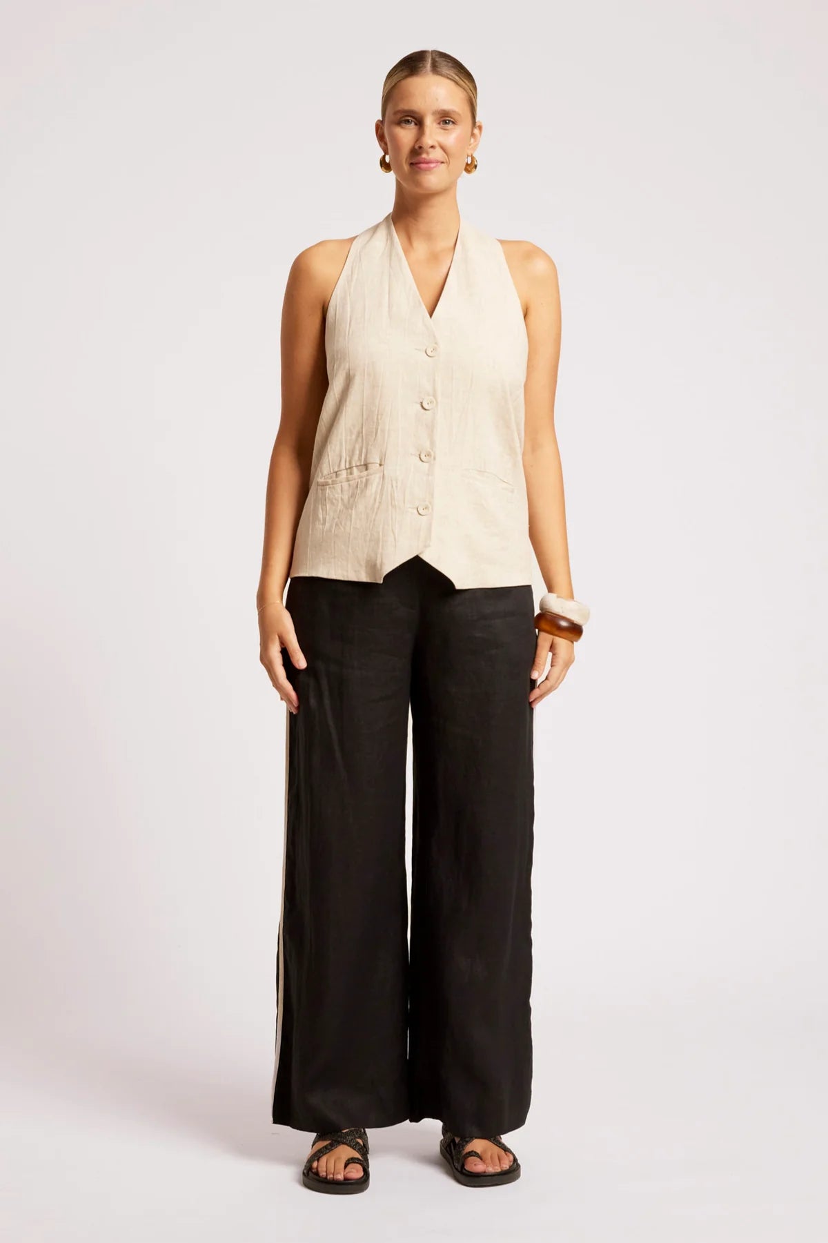 MARIS HALTER VEST - TUSK by eb&ive