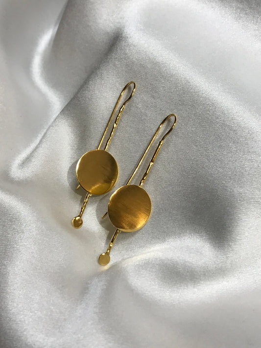 Euro Gold Earrings by Melanie Woods