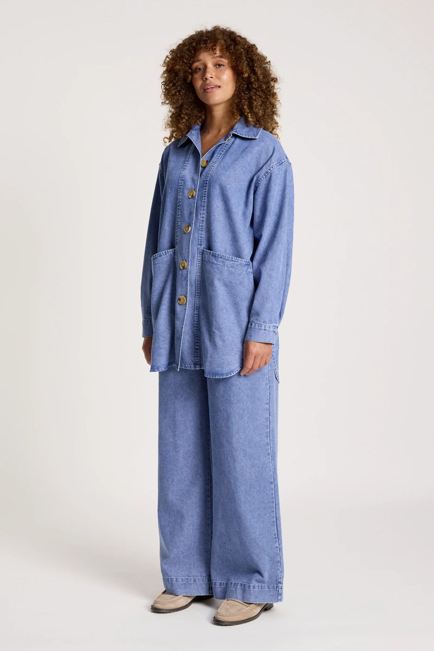BODHI DENIM JACKET - DENIM by Eb&ive